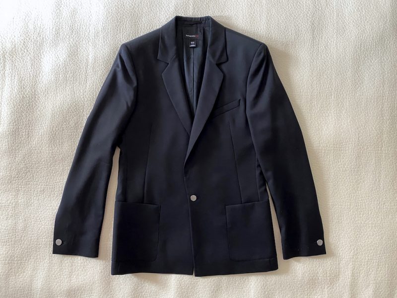 Collector’s Piece Karl Lagerfeld for H&M Black Wool Slim Fit Jacket ...