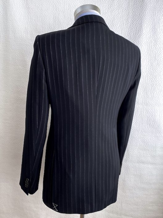 Giorgio Armani Slim Black Striped Suit - 3 pieces