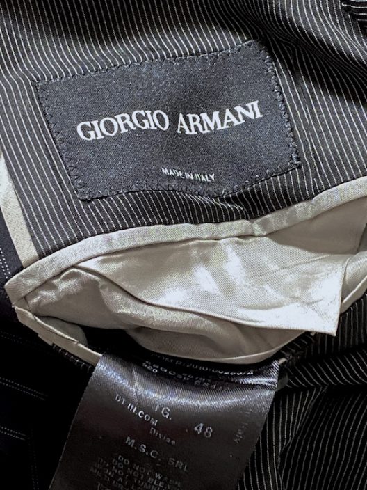 Giorgio Armani Slim Striped Suit