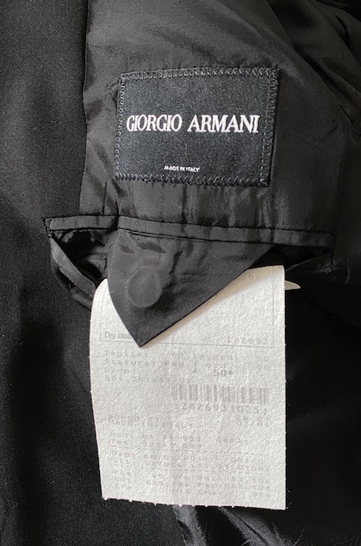 Giorgio Armani Slim Black Wedding - Party Suit