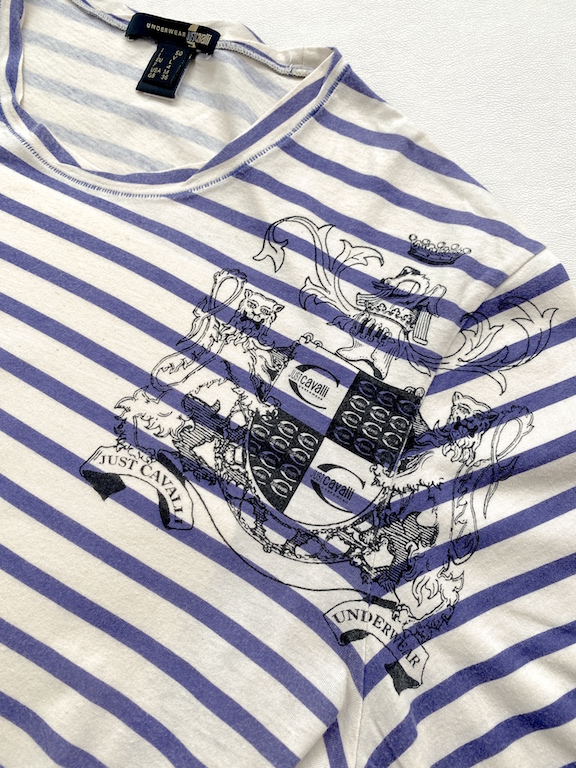 Just Cavalli Striped Polo Shirt