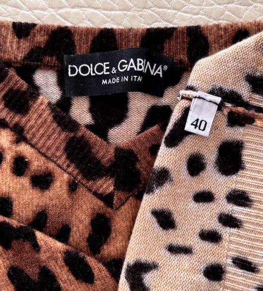 Dolce & Gabbana Animal Print Tank Top