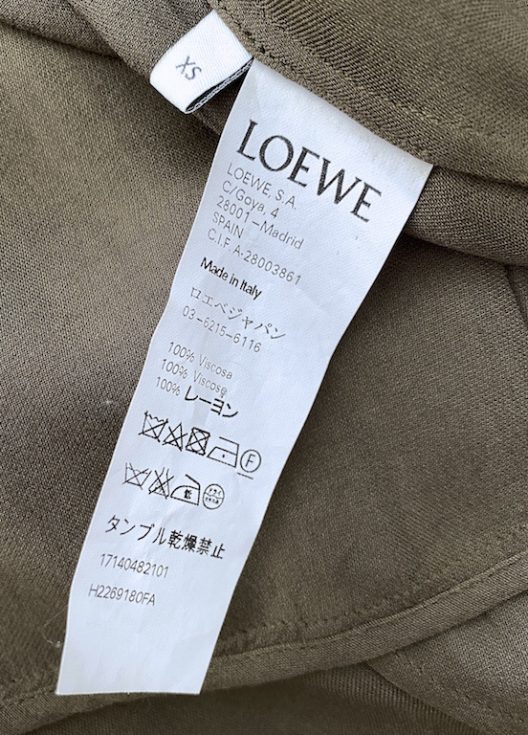 RARE Loewe by Jonathan Anderson Asymmetric Long Shirt