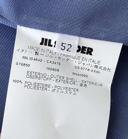 RARE Jil Sander Unstructured Slim Jacket Two Buttons