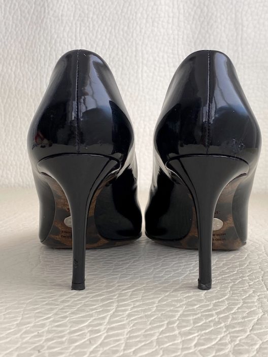 Dolce & Gabbana Black Patent Pump-Heel 80mm