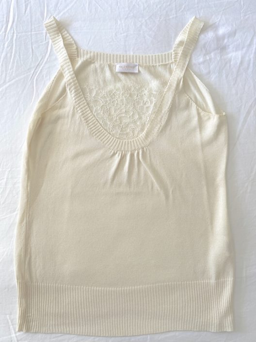 Valentino Garavani Beige Tank Top