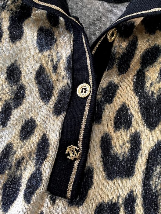 Roberto Cavalli GYM- Animal Print Polo