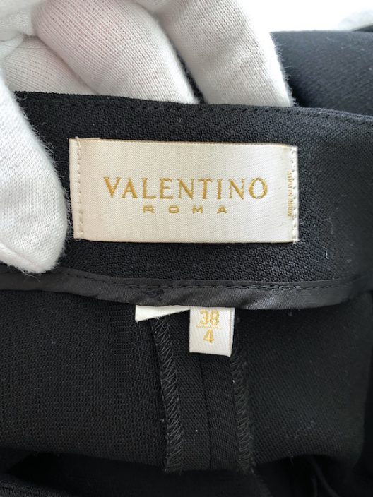 Valentino Roma Black Wool Pants