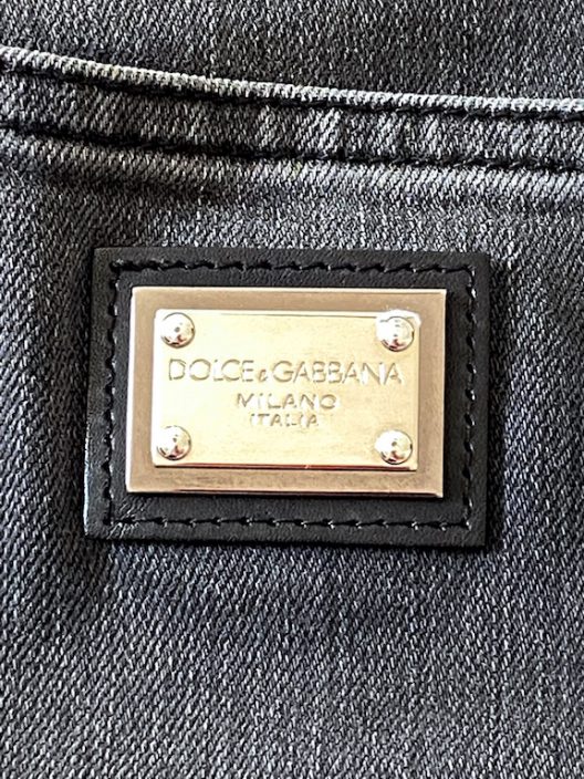 Dolce & Gabbana Dark Gray Jeans Mod. Audrey