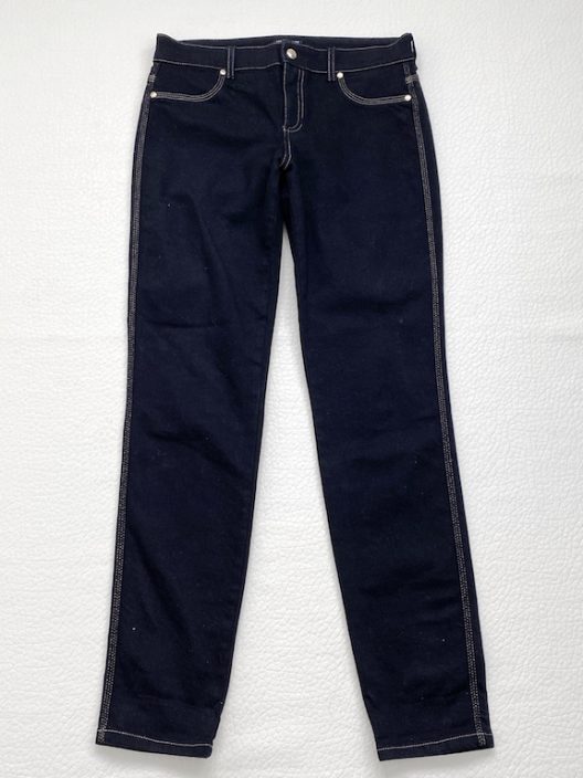 Versace Jeans Couture, black jeans-golden seam