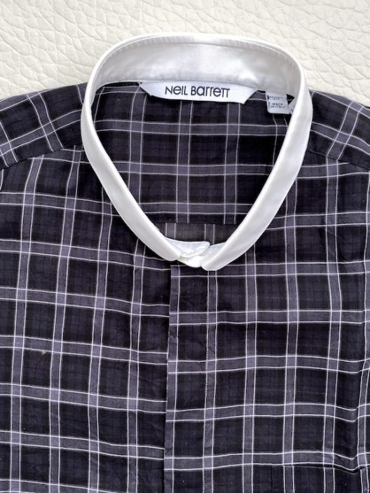 Neil Barrett Cotto Shirt-hidden buttons