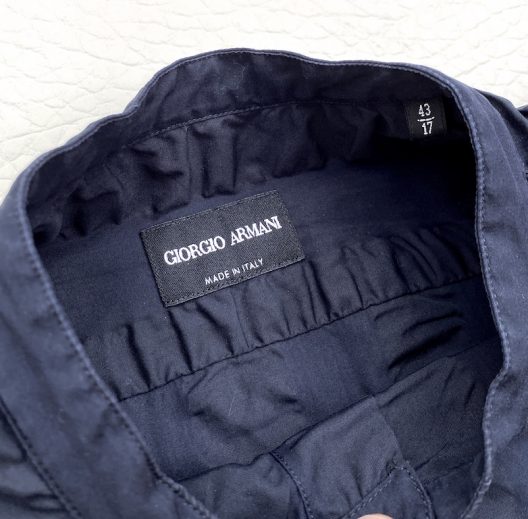 Giorgio Armani Collarless Shirt