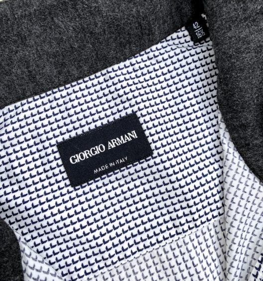 Giorgio Armani Collarless Slim-Fit Shirt