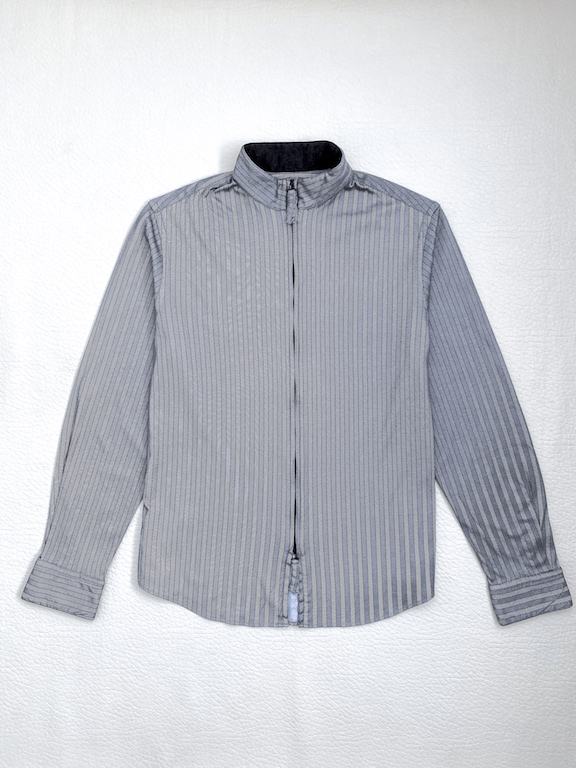 Giorgio Armani Collarless Slim-Fit Shirt