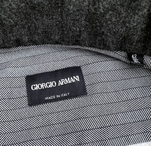 Giorgio Armani Collarless Slim-Fit Shirt