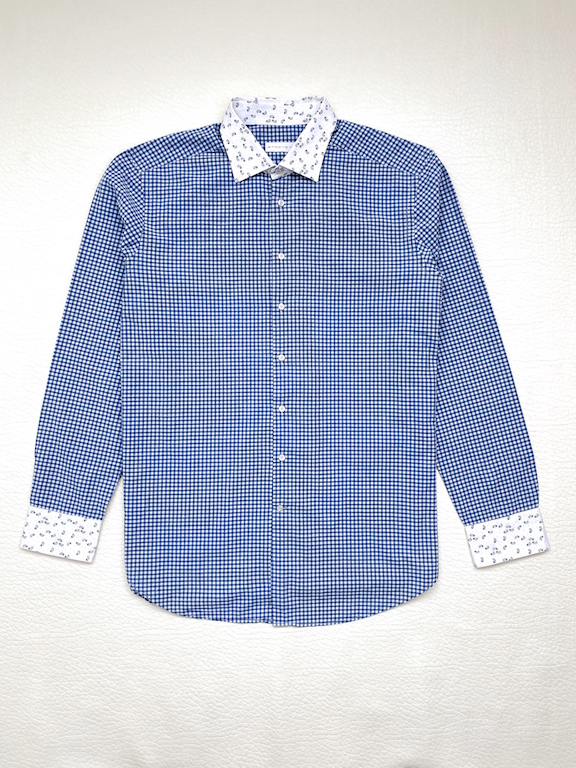 ETRO Slim fit shirt, vichy print