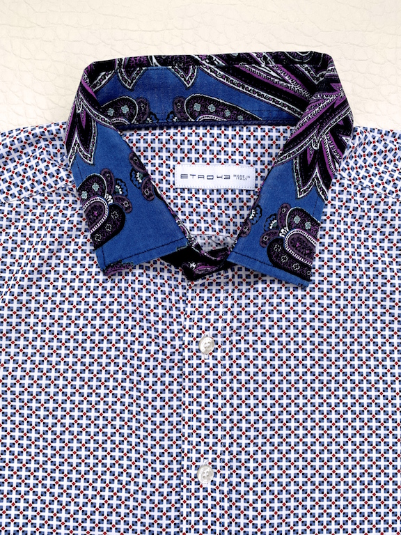 ETRO multicolor slim-fit shirt