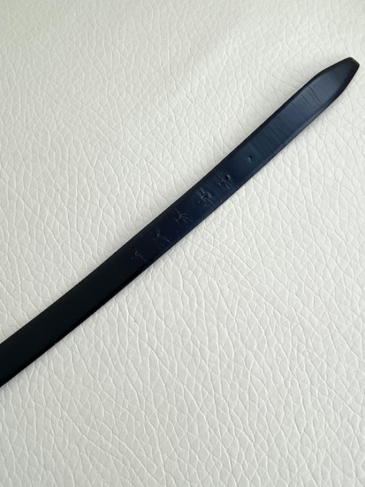 Versace black leather belt - VERSACE buckle