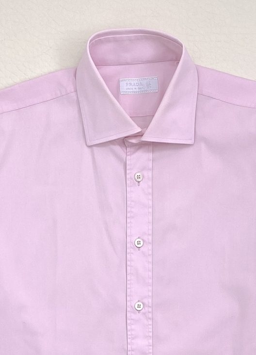 Prada Slim-fit pink cotton shirt