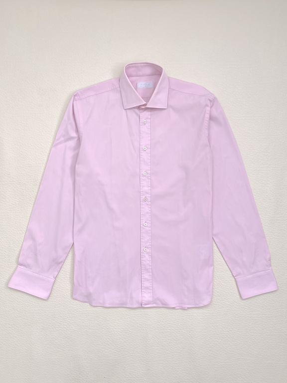 Prada Slim-fit pink cotton shirt