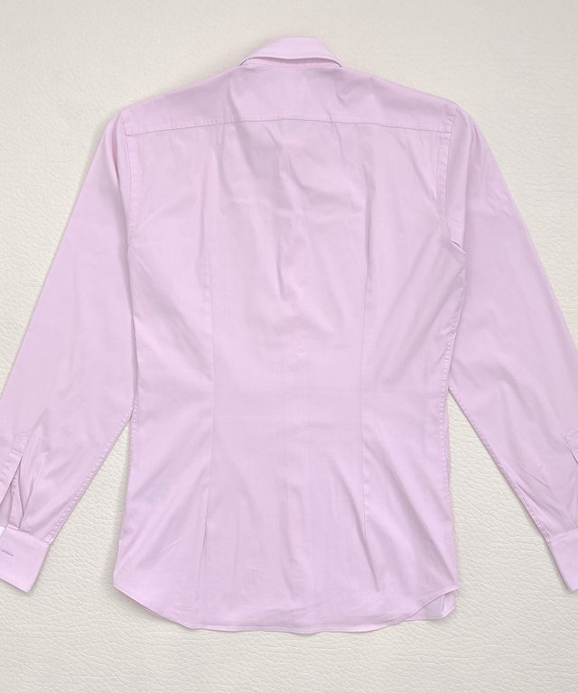 Prada Slim-fit pink cotton shirt