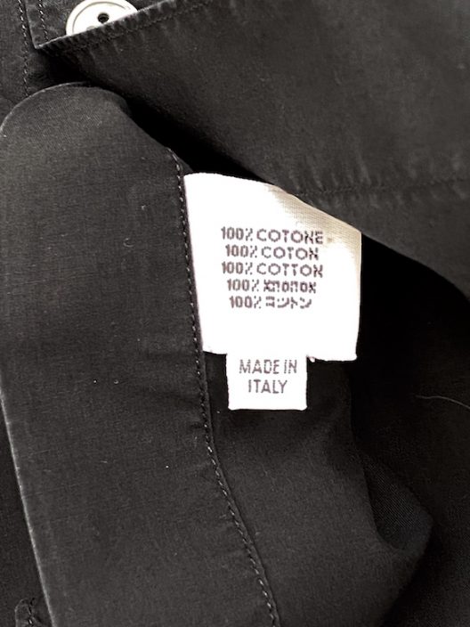 Lanvin black cotton shirt
