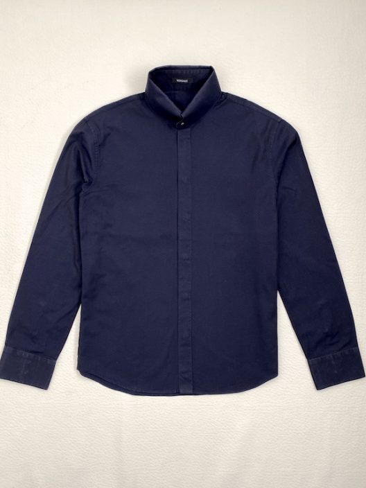 Versace dress shirt hidden buttons