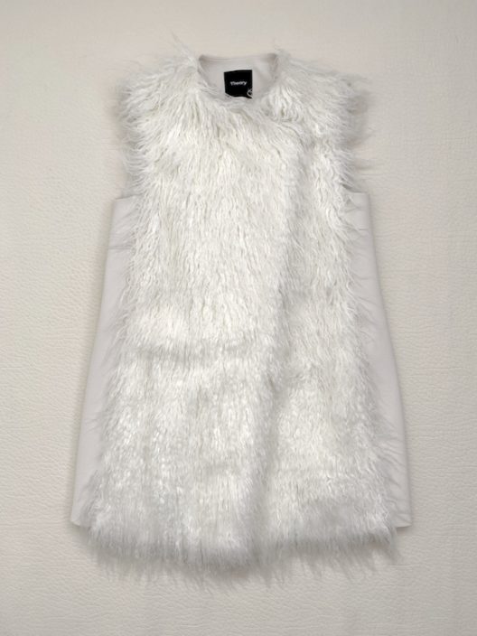 Theory Shell Faux Fur Vest