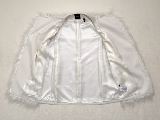 Theory Shell Faux Fur Vest
