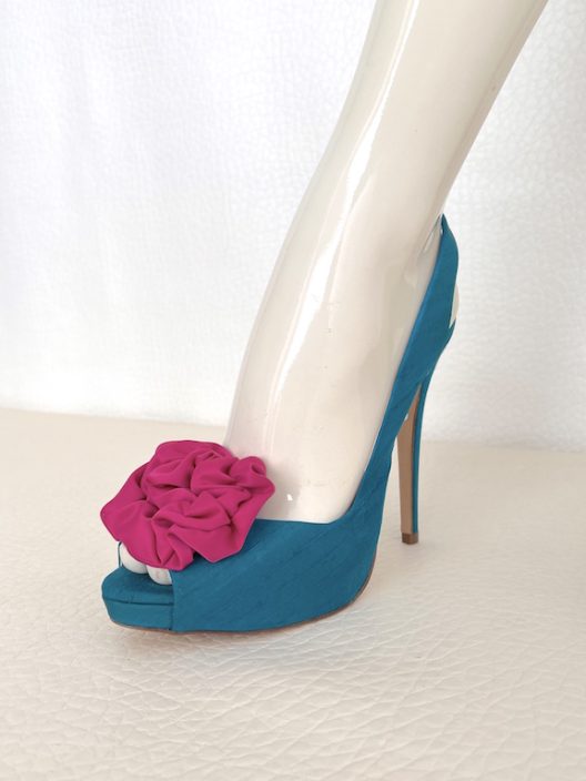 Patricia Rosales Peep Toe Heels