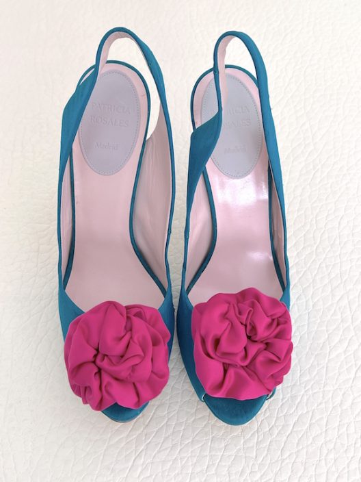 Patricia Rosales Peep Toe Heels