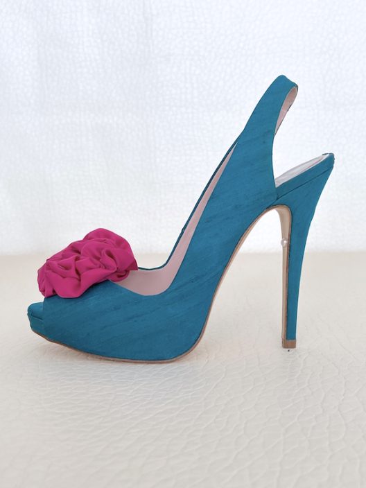 Patricia Rosales Peep Toe Heels
