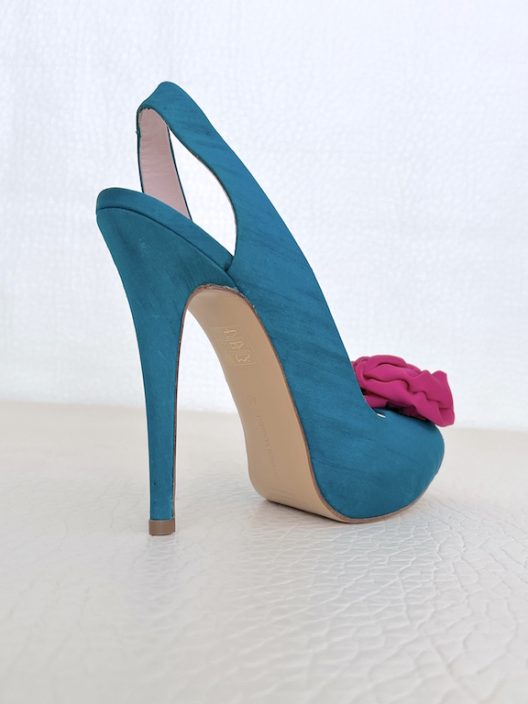Patricia Rosales Peep Toe Heels