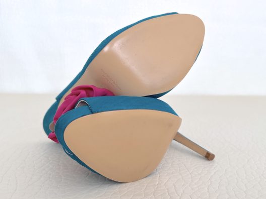 Patricia Rosales Peep Toe Heels