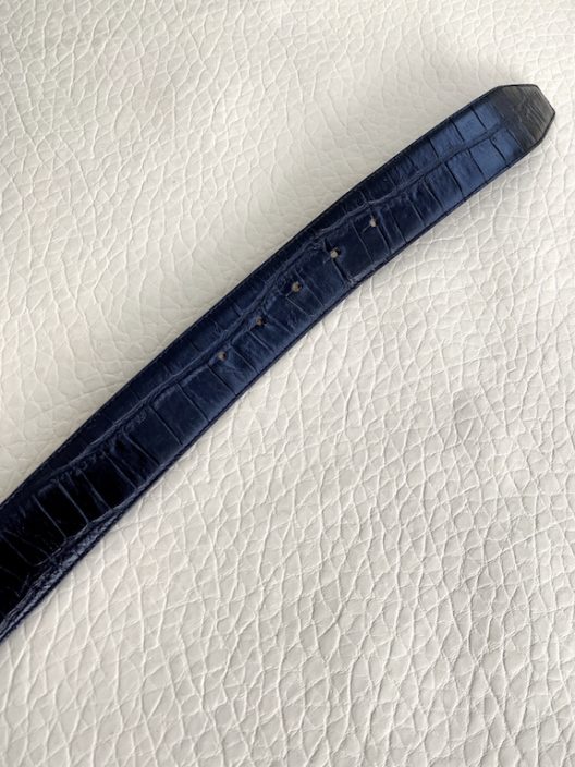 RARE Versace black leather belt-medusa buckle