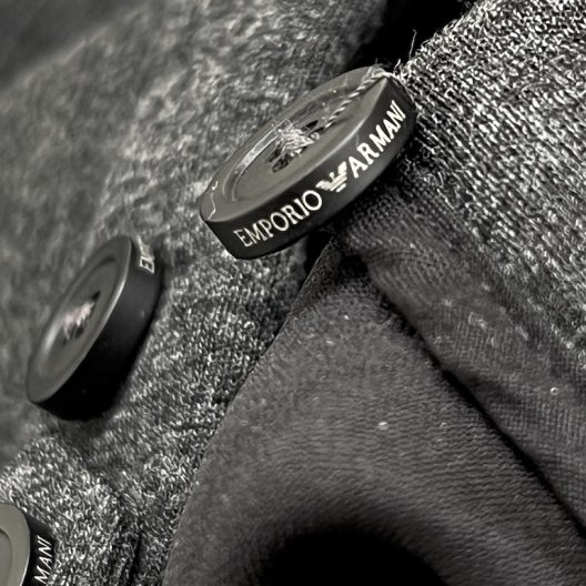 Emporio Armani Dark Gray Knit Pants
