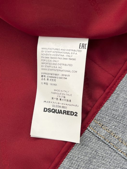 Very RARE Dsquared2 Runway Jacket