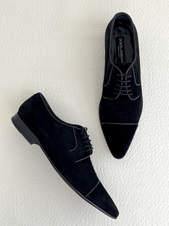 Dolce & Gabbana Black Suede Shoe