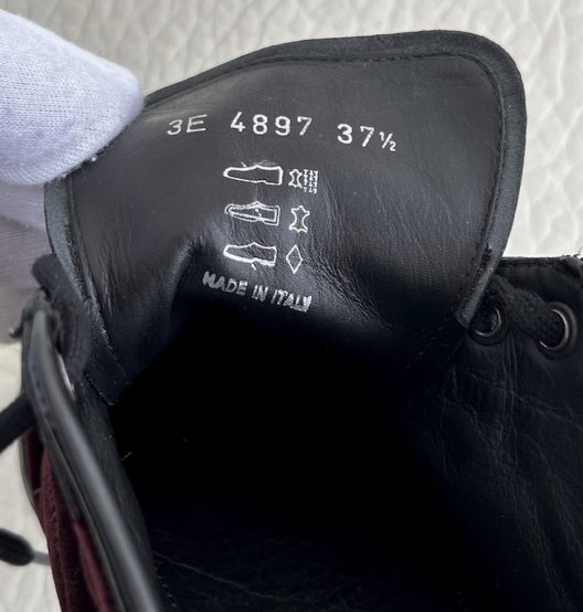 Prada velvet and patent leather sneakers "Prada" logo