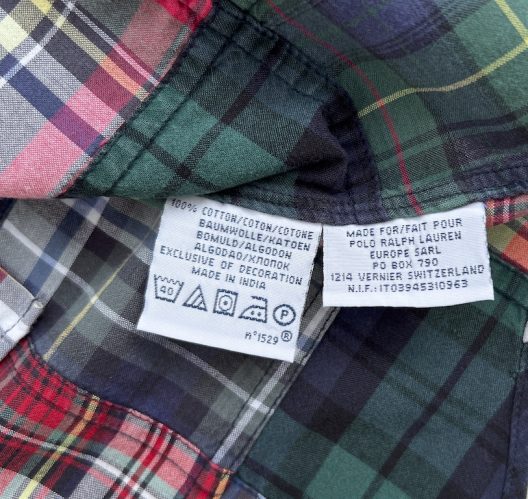 Polo Ralph Lauren patch work shirt