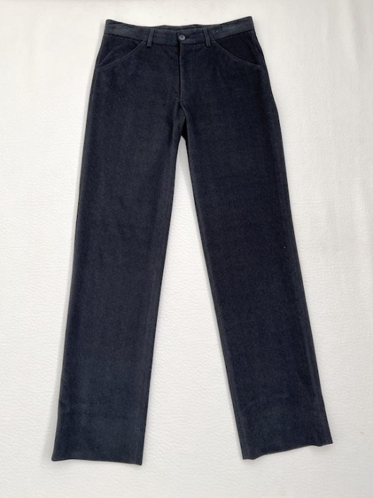 Armani Collezioni slim micro corduroy pants
