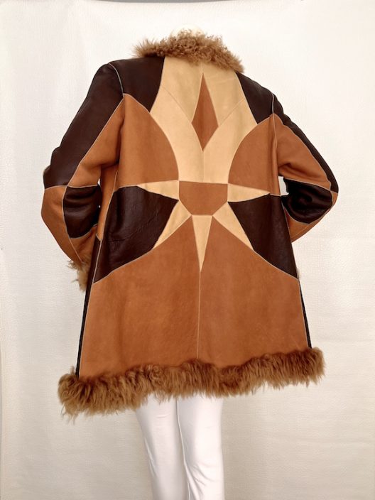 Reversible lambskin coat