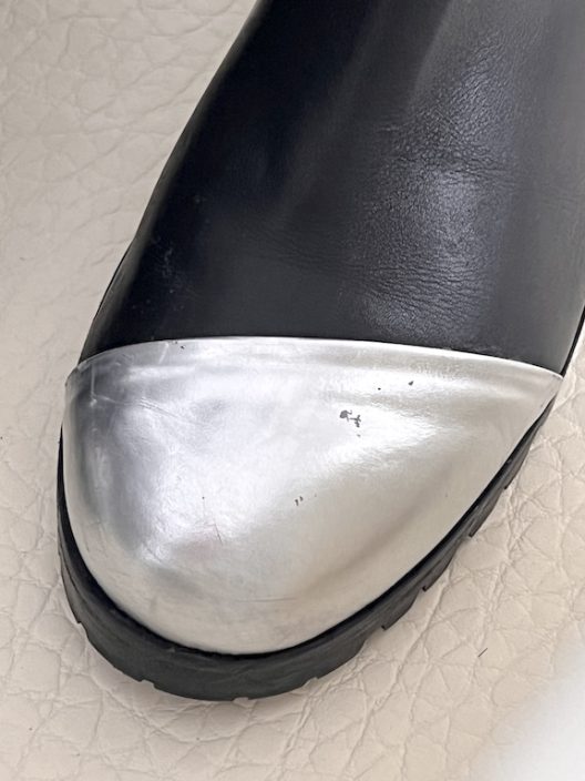 Miu Miu high black leather boots