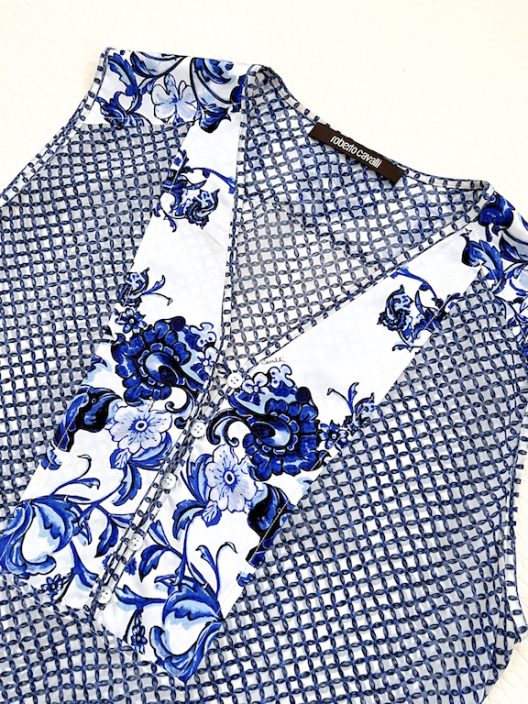 Roberto Cavalli silk top