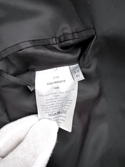 DIOR HOMME slim fit black jacket