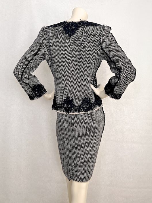 Dolce & Gabbana Wool Suit - Lace Details