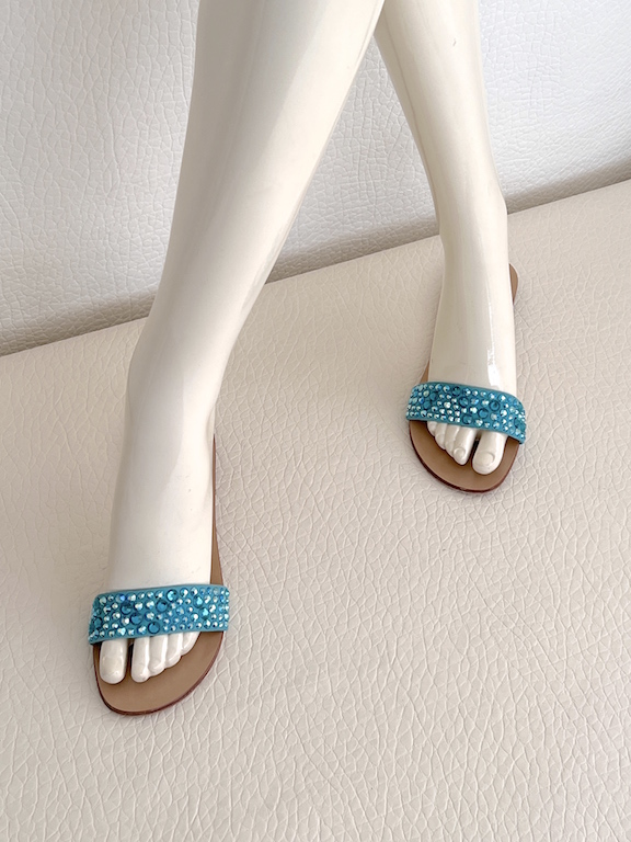 Giuseppe Zanotti Sandal embellished with rhinestones