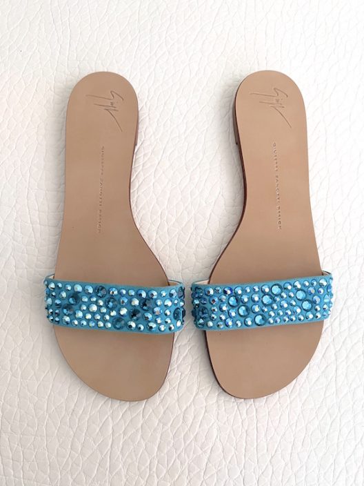 Giuseppe Zanotti Sandal embellished with rhinestones