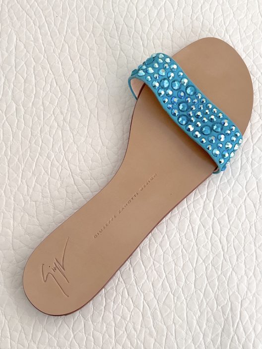Giuseppe Zanotti Sandal embellished with rhinestones