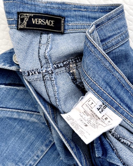 Versace blue jeans